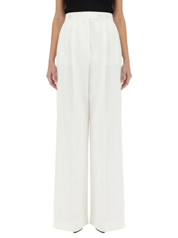 Cotton Pleated Pants made by Givenchy