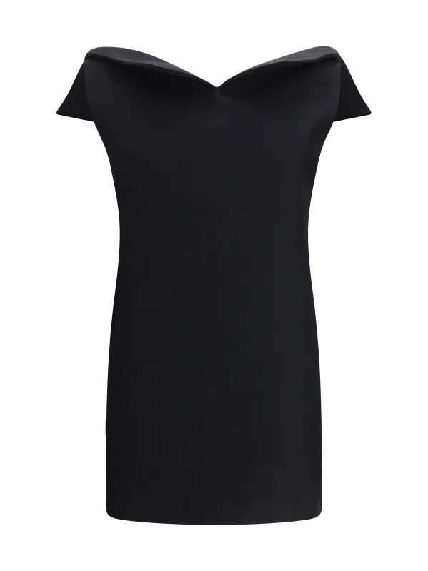 Strapless Silk-Blend Midi Dress Black made by Balenciaga