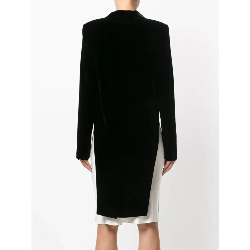 Tailcoat Blazer Black Satin Lapels sold by Lord & Taylor product image thumbnail 4