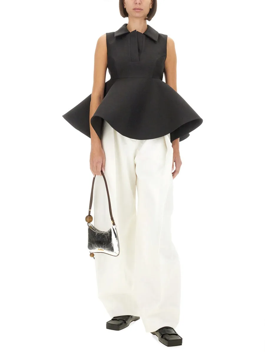 Black Shoulder Top sold by Lord & Taylor product image thumbnail 4