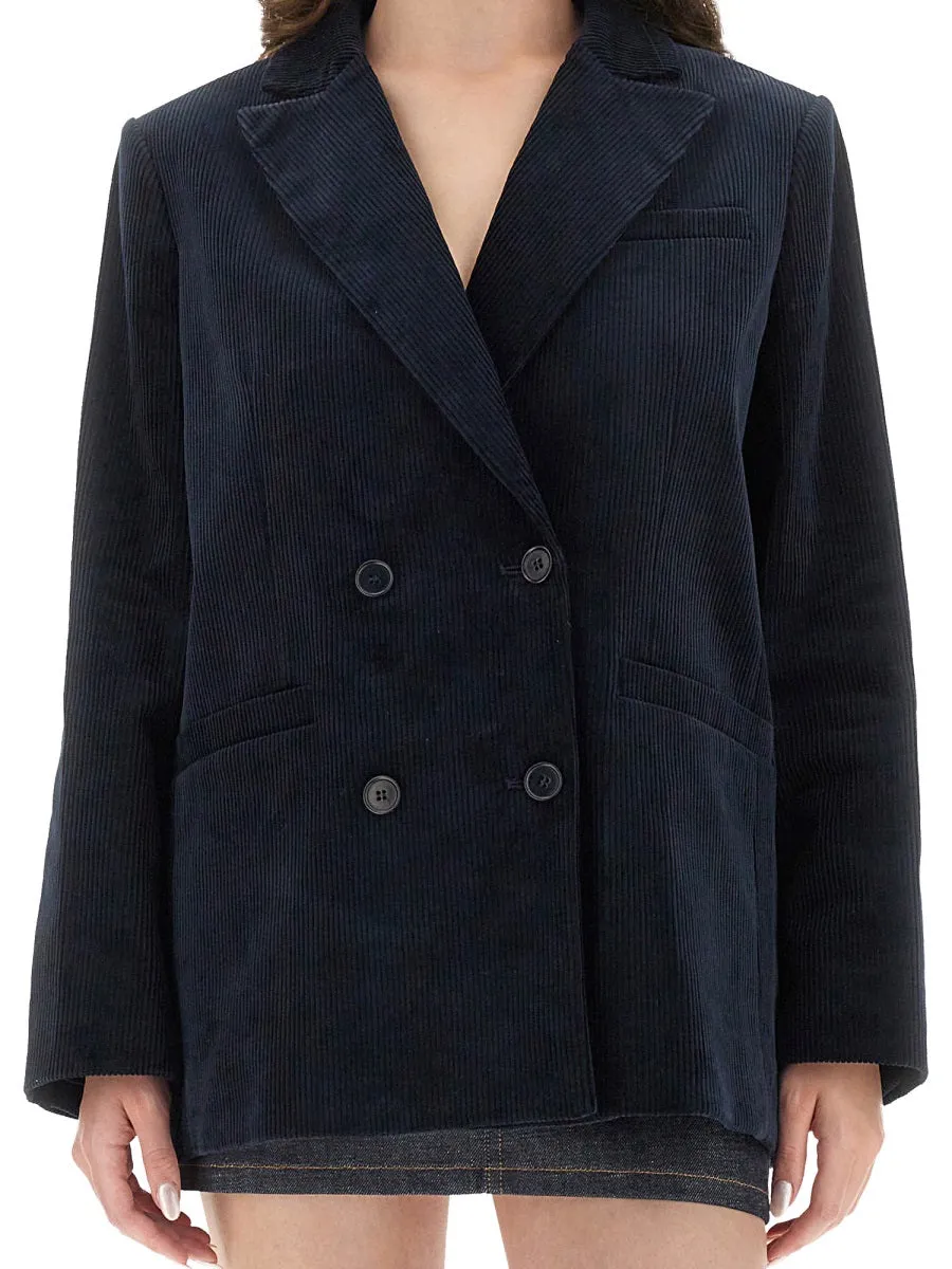 Blue Cotton Jacket sold by Lord & Taylor product image thumbnail 3