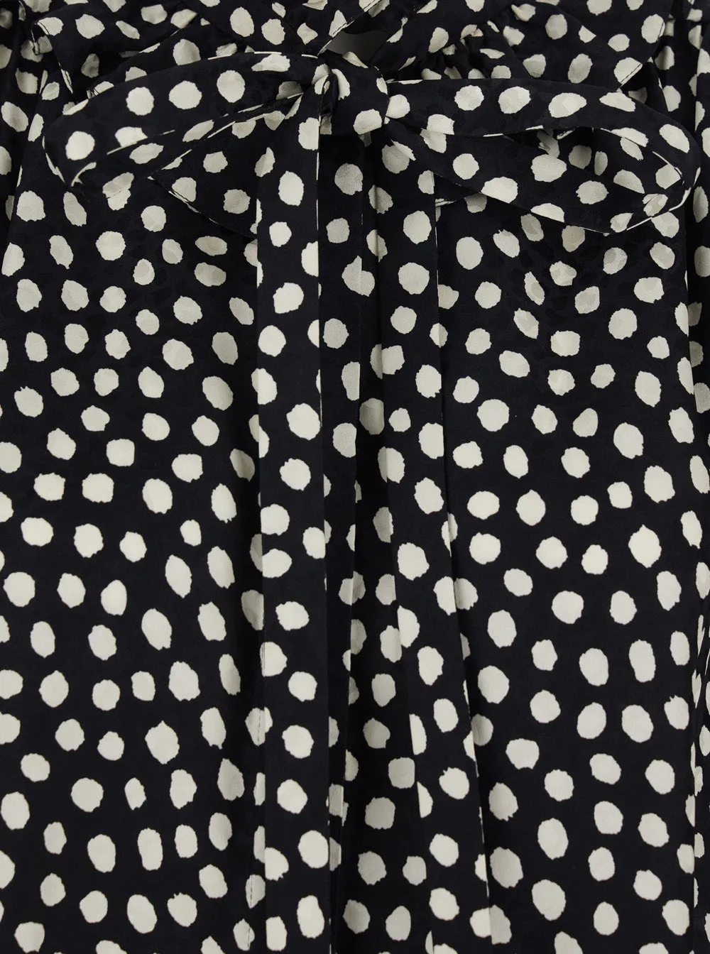 Blouse High-Neck Silk Black sold by Lord & Taylor product image thumbnail 3