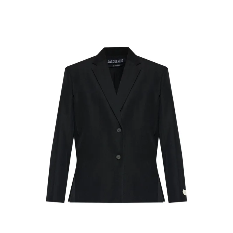 Jacket Black Virgin Wool made by Jacquemus
