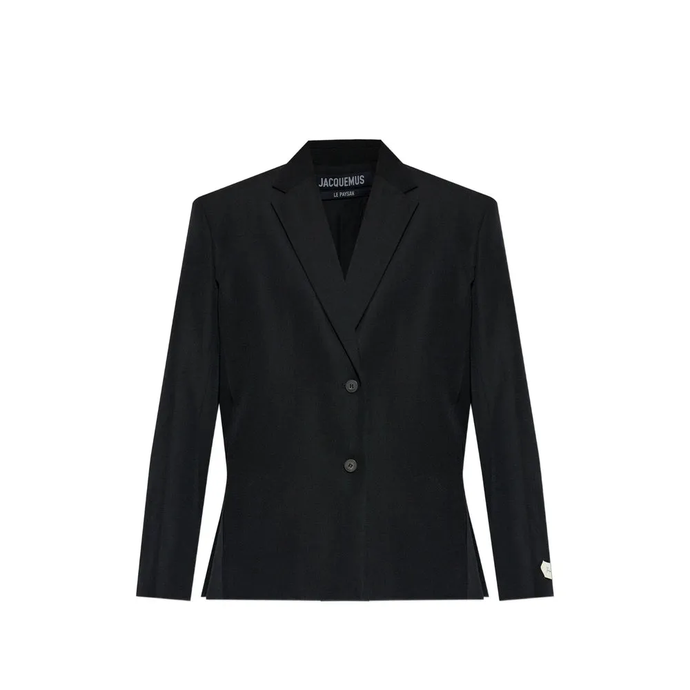 Jacket Black Virgin Wool sold by Lord & Taylor