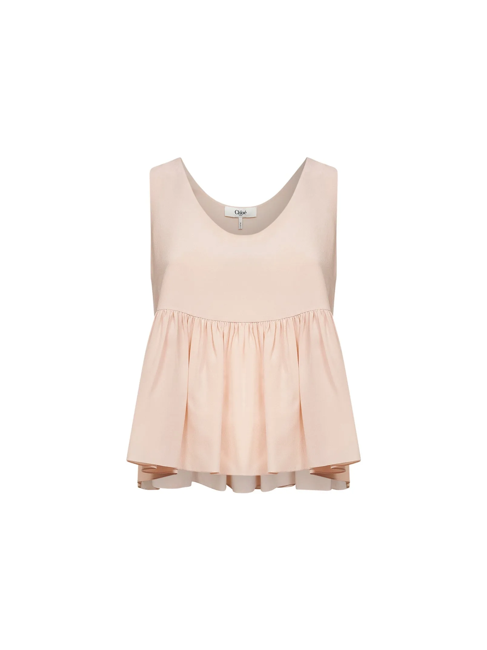 Pink Sleeveless Fluid Top sold by Lord & Taylor
