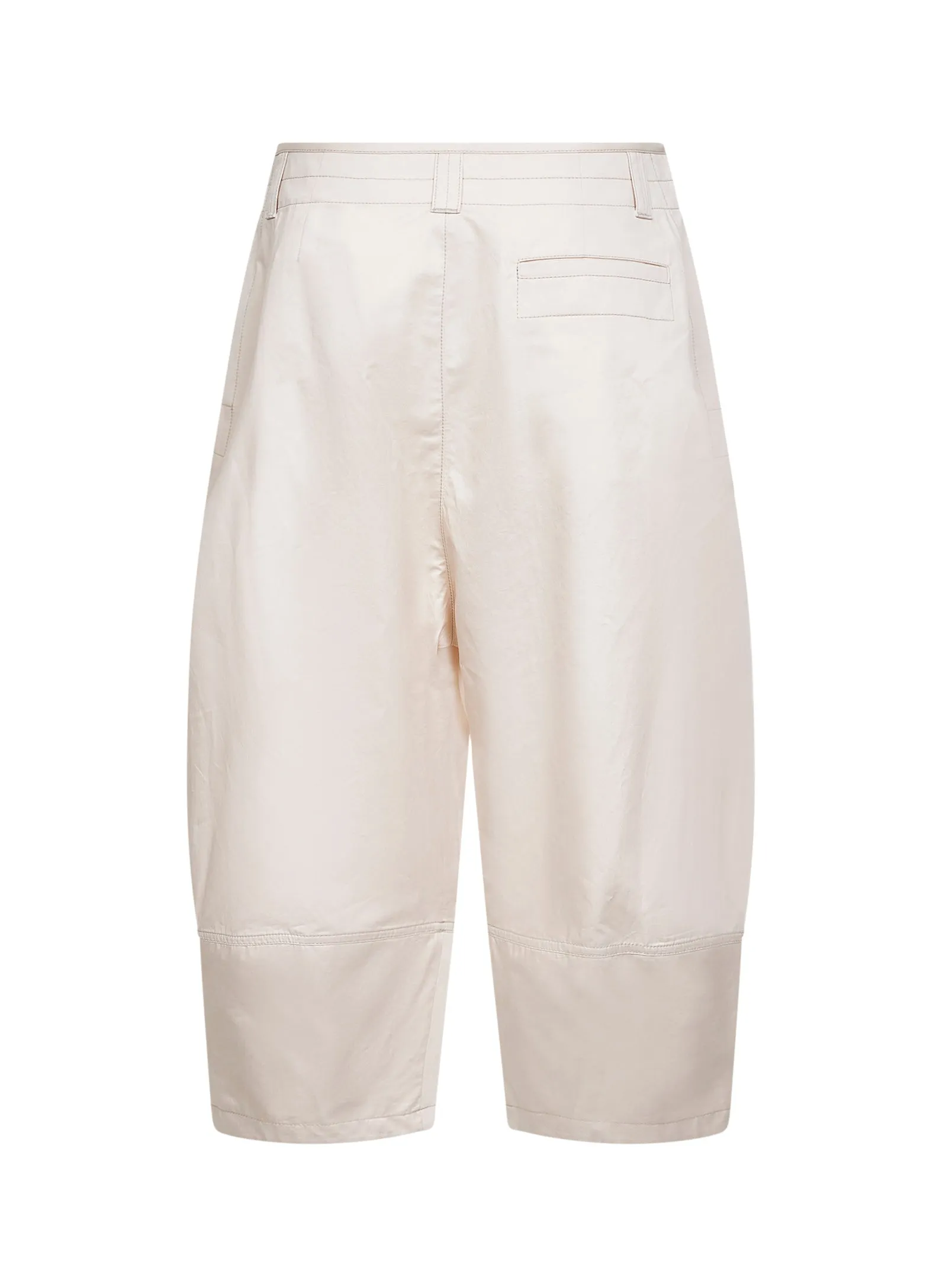 Bermuda Shorts in Ivory Cotton Satin sold by Lord & Taylor product image thumbnail 2
