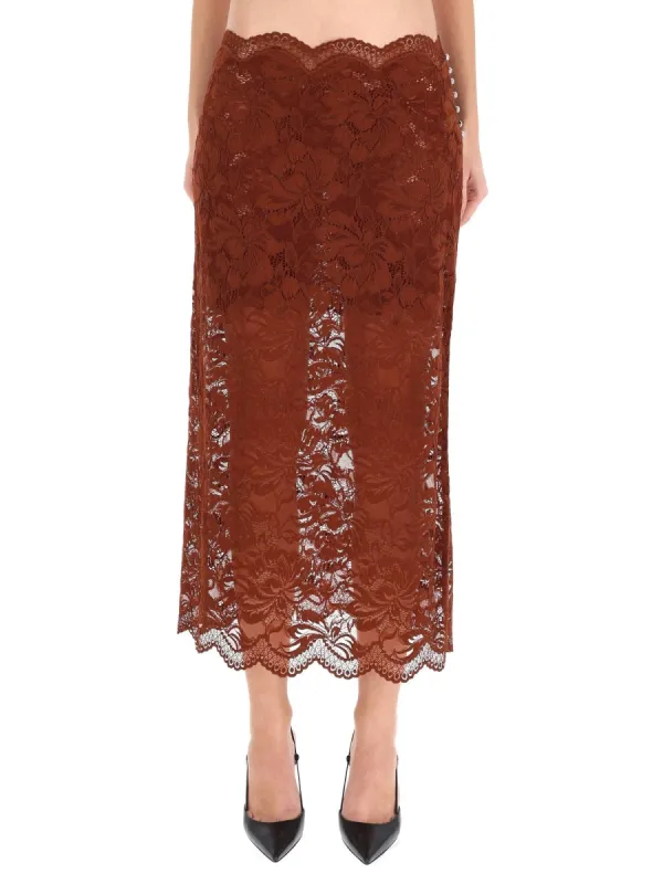 Lace Midi Skirt made by Rabanne
