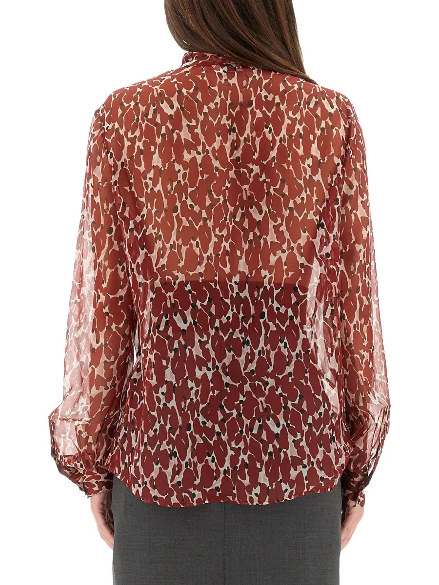 Printed Silk Shirt sold by Lord & Taylor product image thumbnail 2