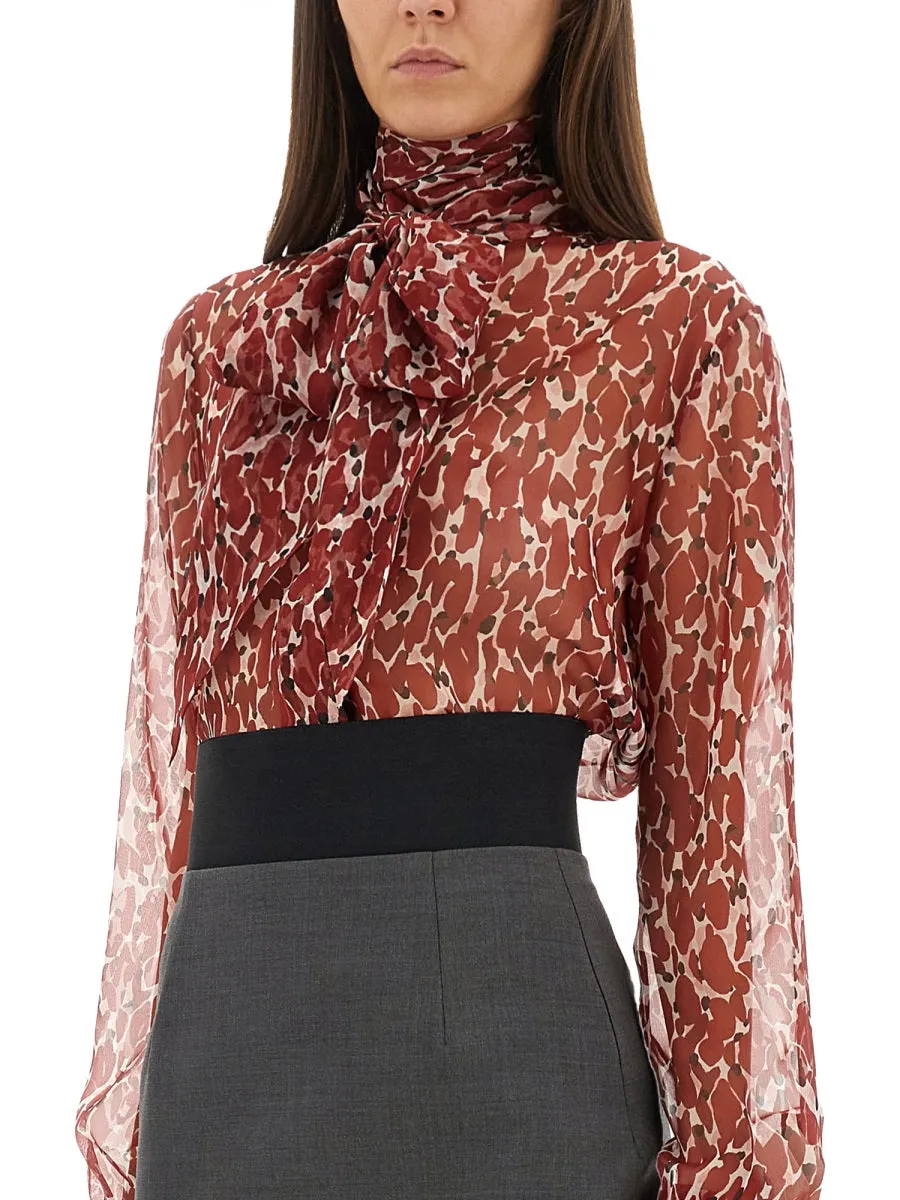 Printed Silk Shirt sold by Lord & Taylor product image thumbnail 3
