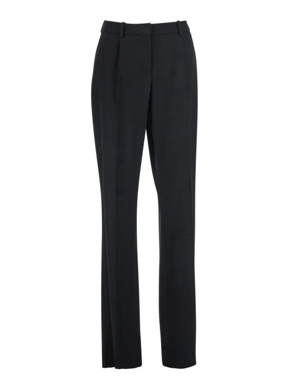 Straight-leg pants Black Wool made by Balenciaga