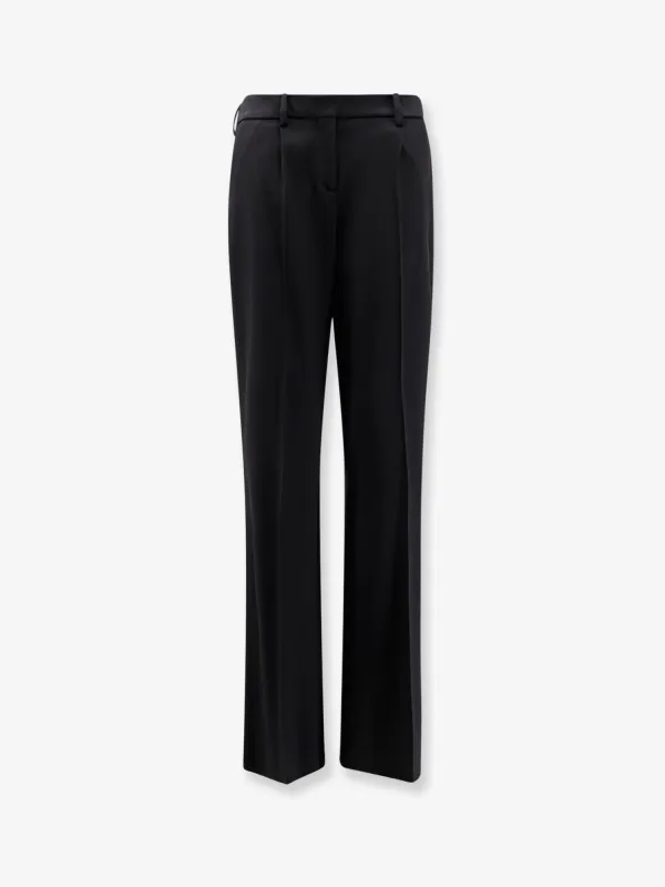 Trousers Slim Tailored Wool Black made by Balenciaga