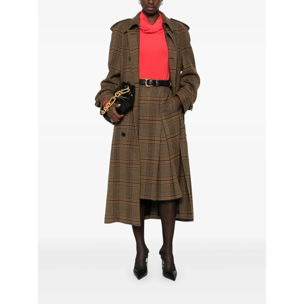 Pleated Skirt Brown Wool sold by Lord & Taylor product image thumbnail 5