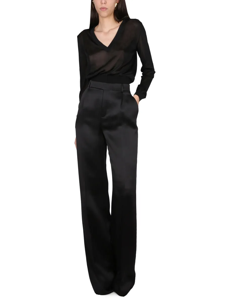 Satin Flared Pants sold by Lord & Taylor product image thumbnail 3