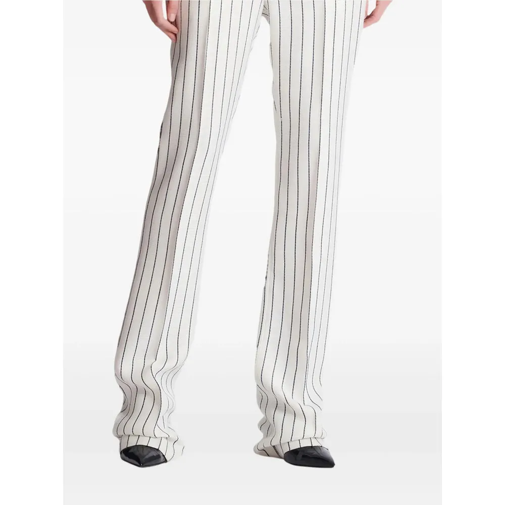Flared Trousers White/Black sold by Lord & Taylor product image thumbnail 5