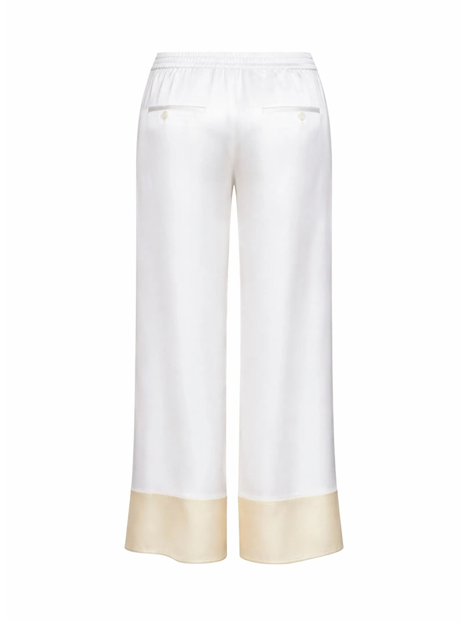 Trousers Satin Drawstring White sold by Lord & Taylor product image thumbnail 2