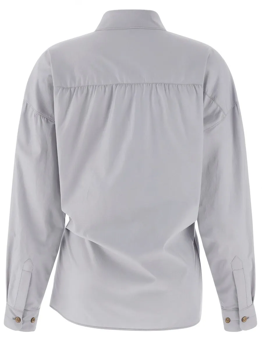 Shirt Straight Collar Twisted Grey sold by Lord & Taylor product image thumbnail 2
