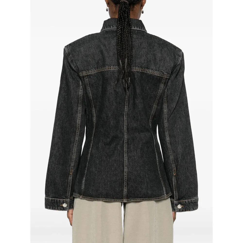 Classic Black Denim Jacket sold by Lord & Taylor product image thumbnail 2