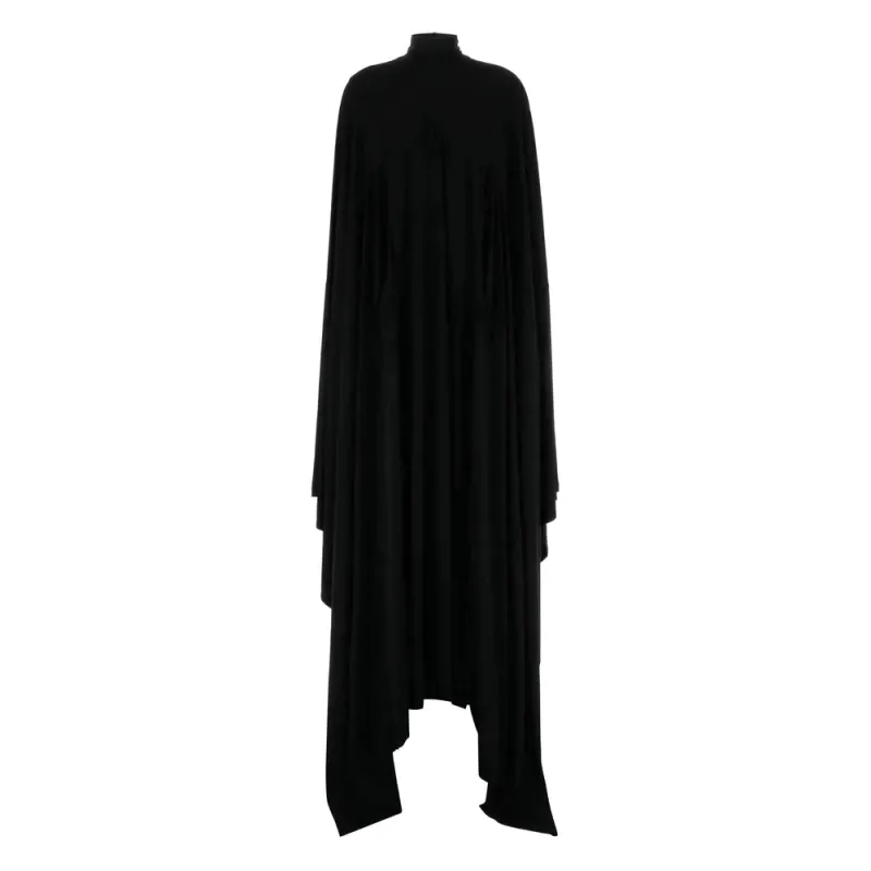 Dress Asymmetric Hem Black made by Balenciaga