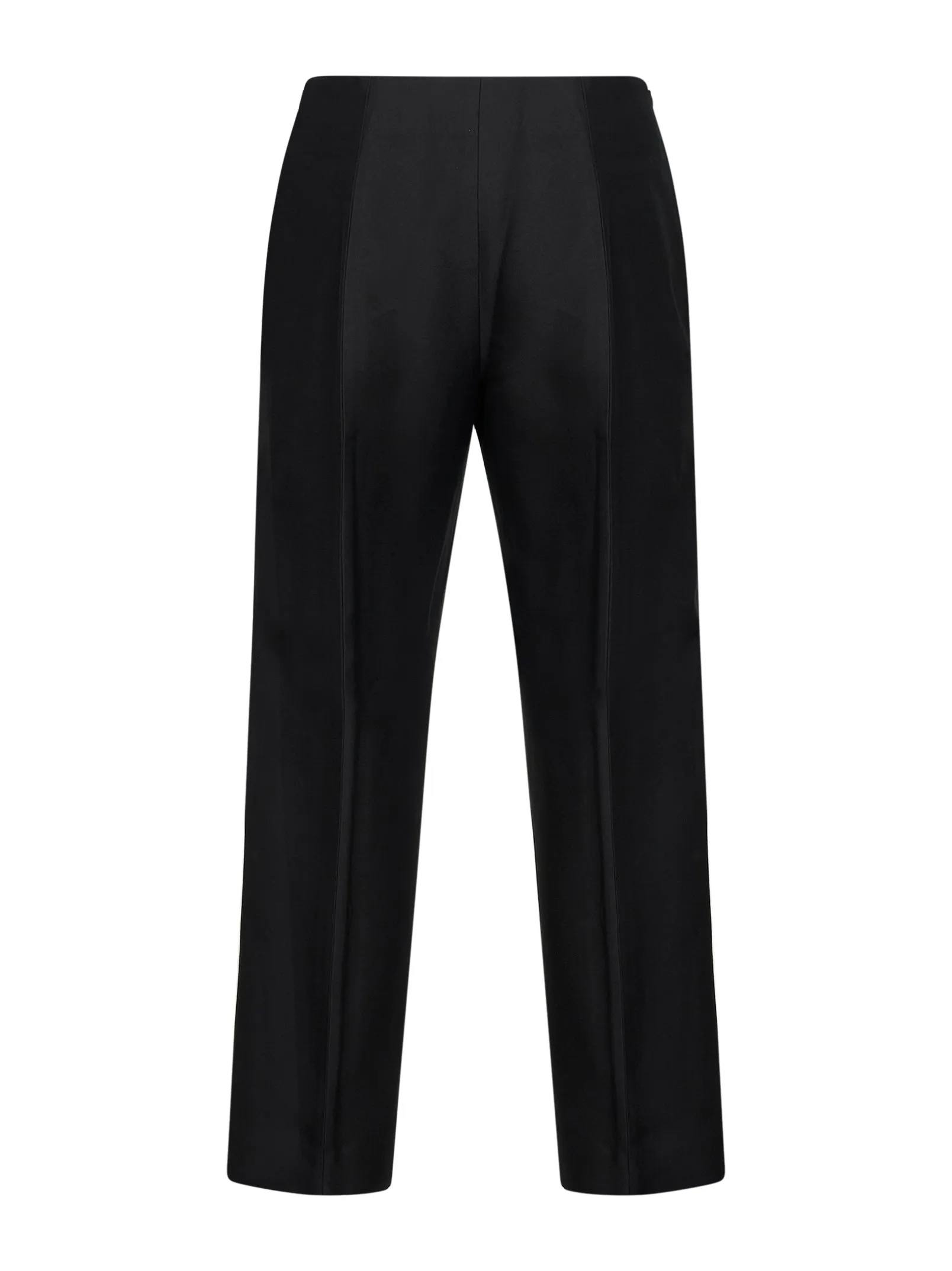 Black Wool and Silk Slim Evening Trousers sold by Lord & Taylor product image thumbnail 2