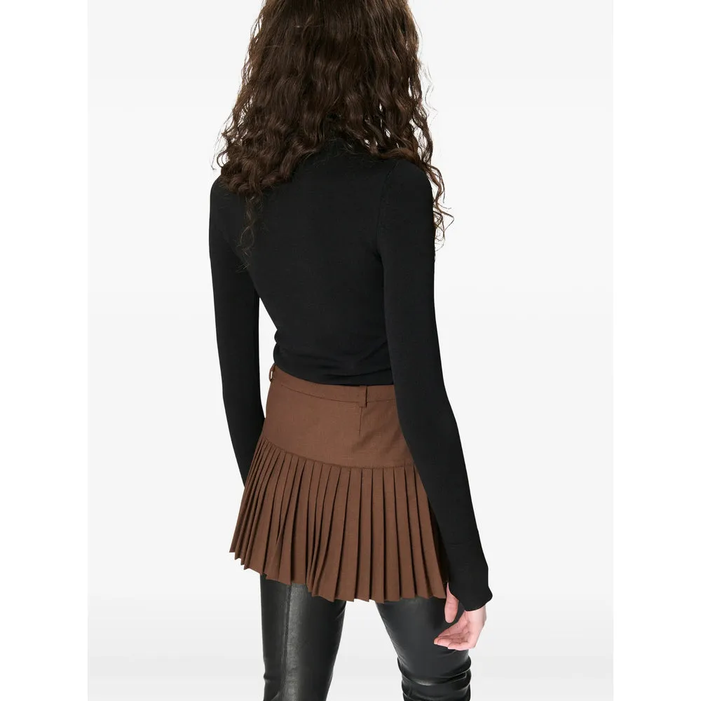 Pleated Mini Skirt with Belt Loops sold by Lord & Taylor product image thumbnail 3