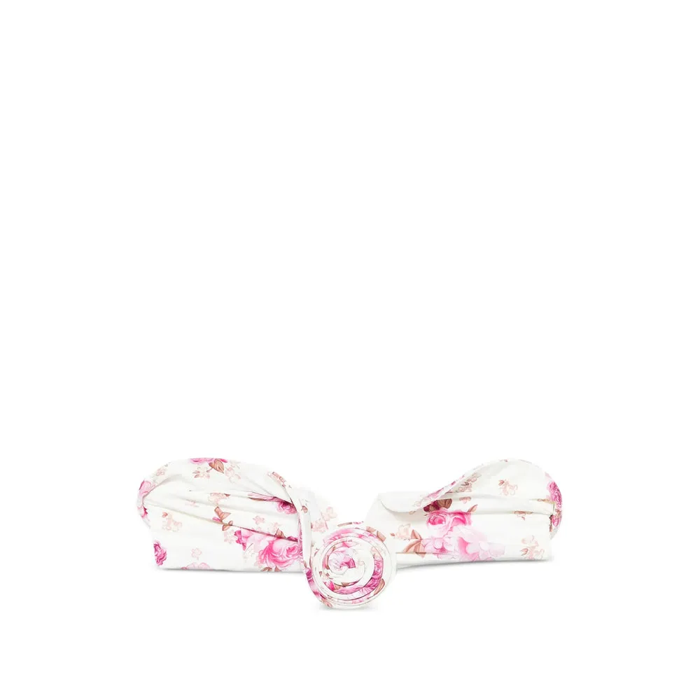 Floral Print Bandeau Beachwear sold by Lord & Taylor
