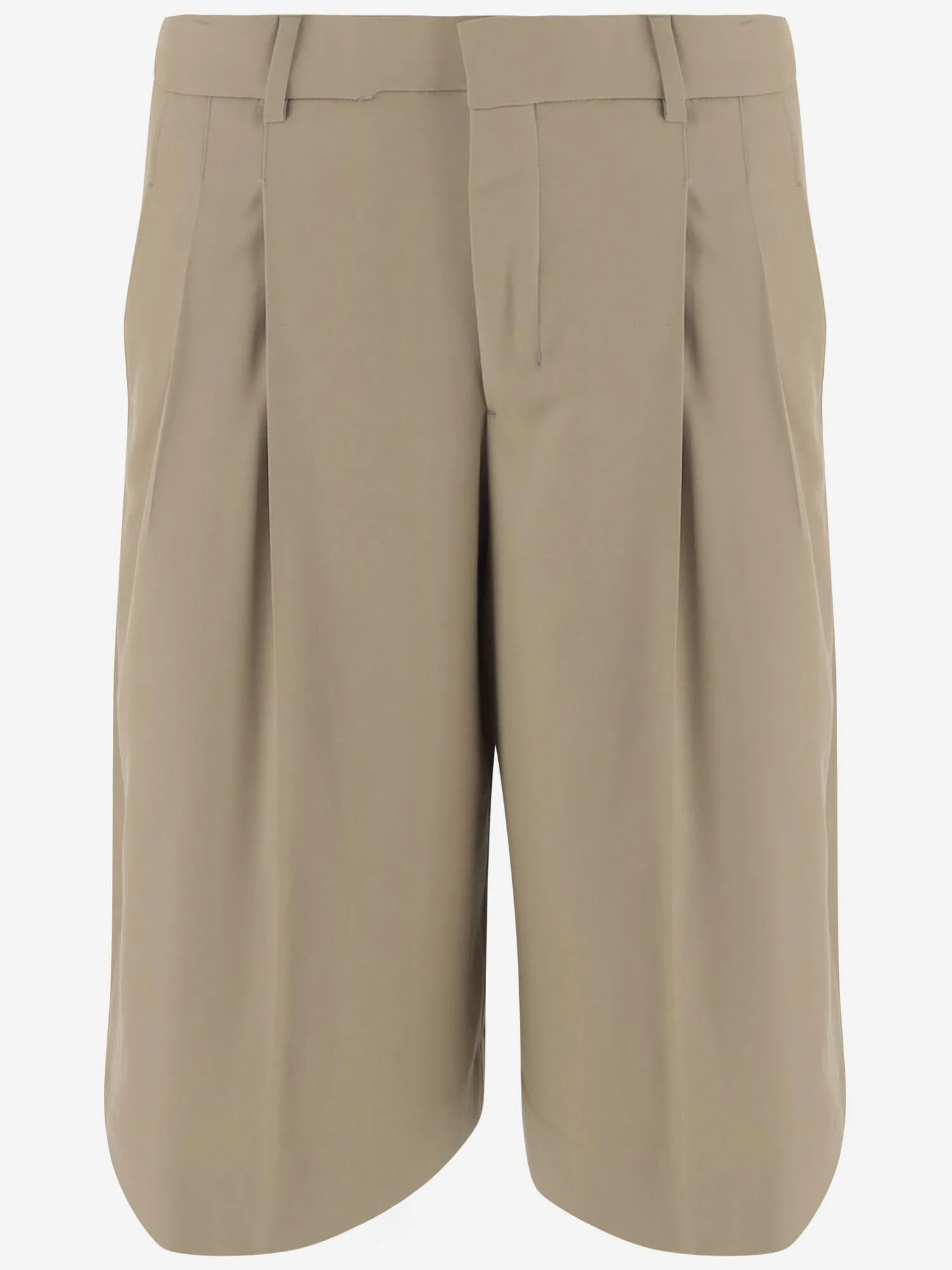 Wool Short Trousers Beige sold by Lord & Taylor