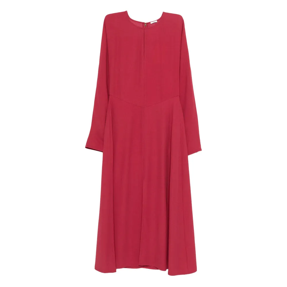Red A-Line Dress with Long Sleeves sold by Lord & Taylor