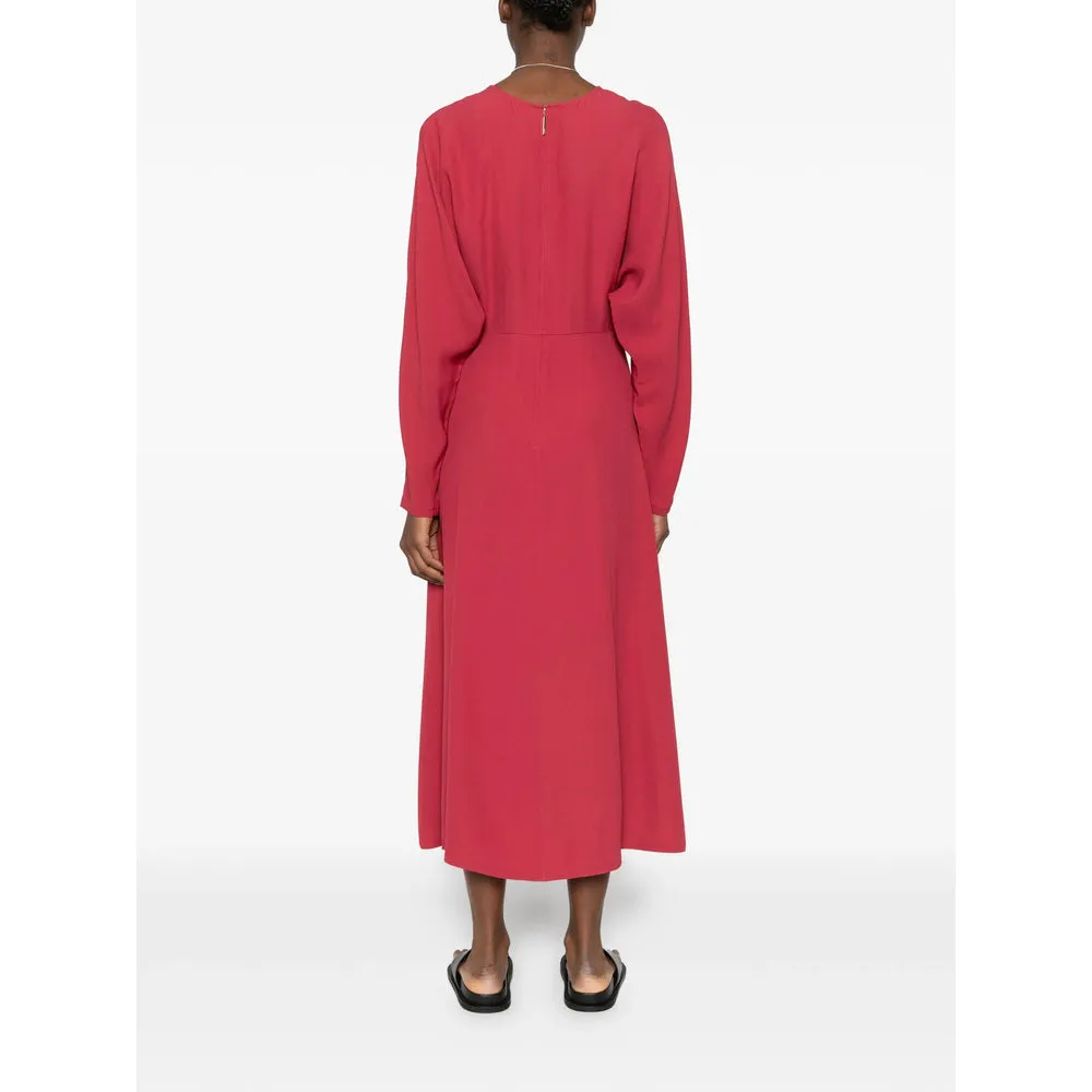 Red A-Line Dress with Long Sleeves sold by Lord & Taylor product image thumbnail 5