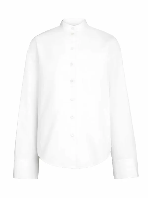 Shirt Poplin White made by Alaia