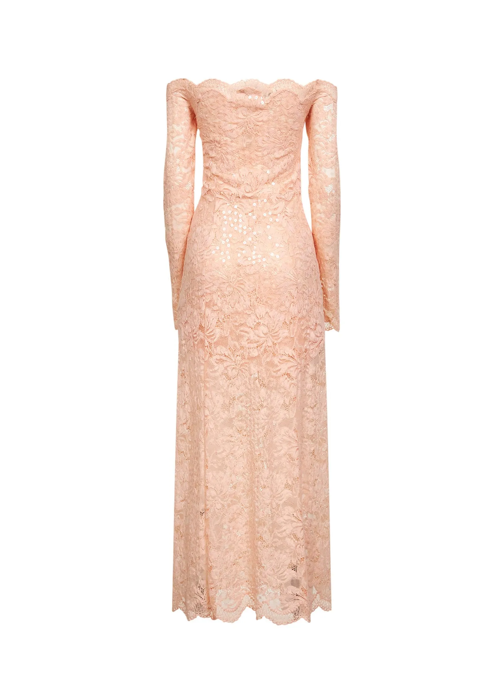 Midi Dress Salmon Pink Embroidered Sequins sold by Lord & Taylor product image thumbnail 2