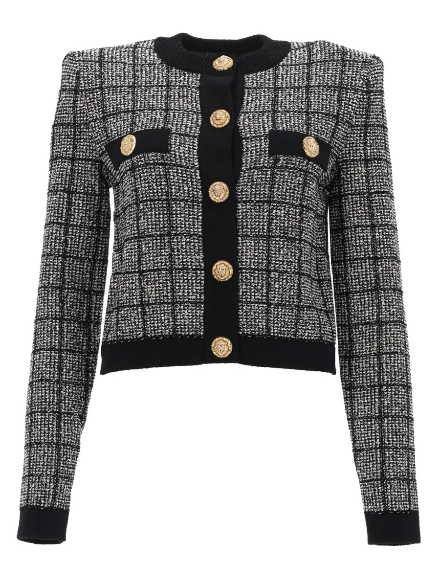 Cardigan with Jewel Buttons Black sold by Lord & Taylor