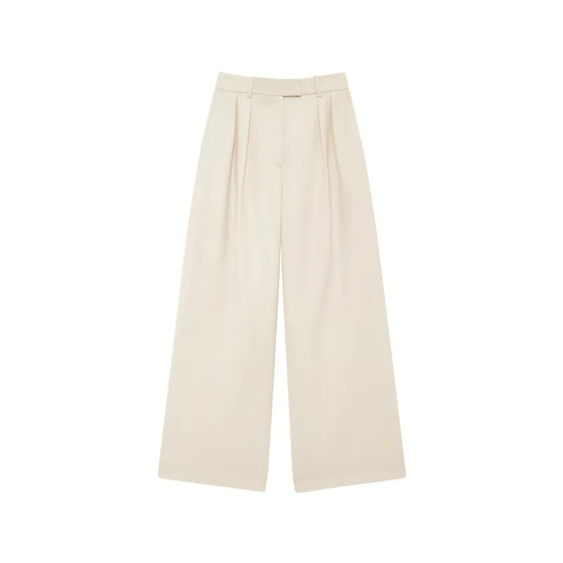 Trousers White Wide Leg made by Anine Bing