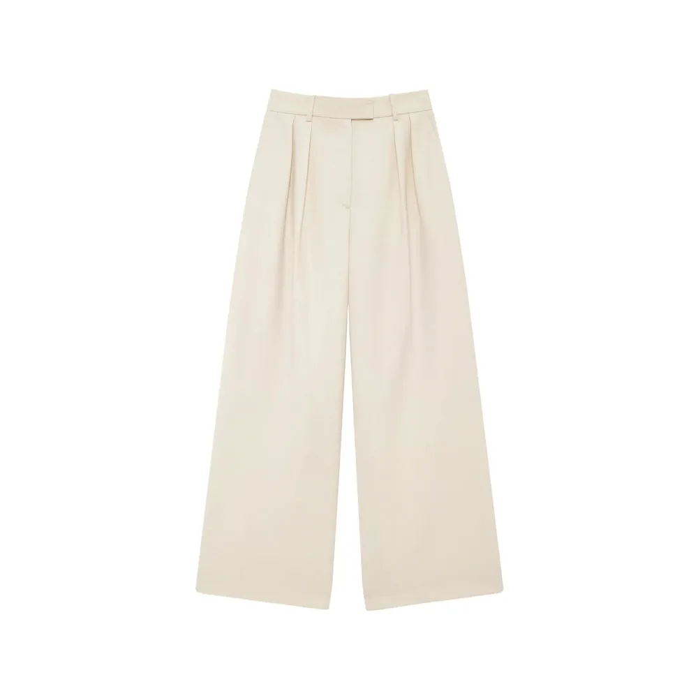 Trousers White Wide Leg sold by Lord & Taylor