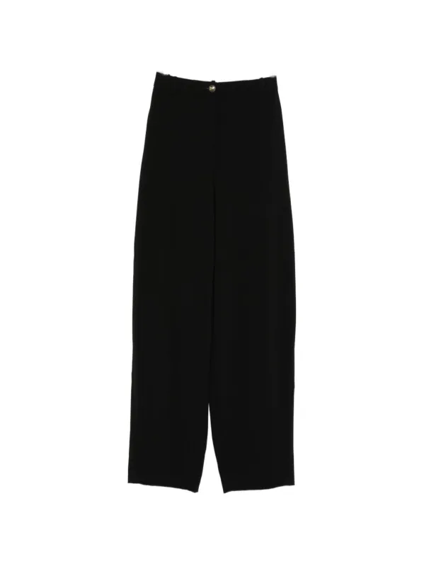 BLACK WIDE-LEG TROUSERS made by Elisabetta Franchi