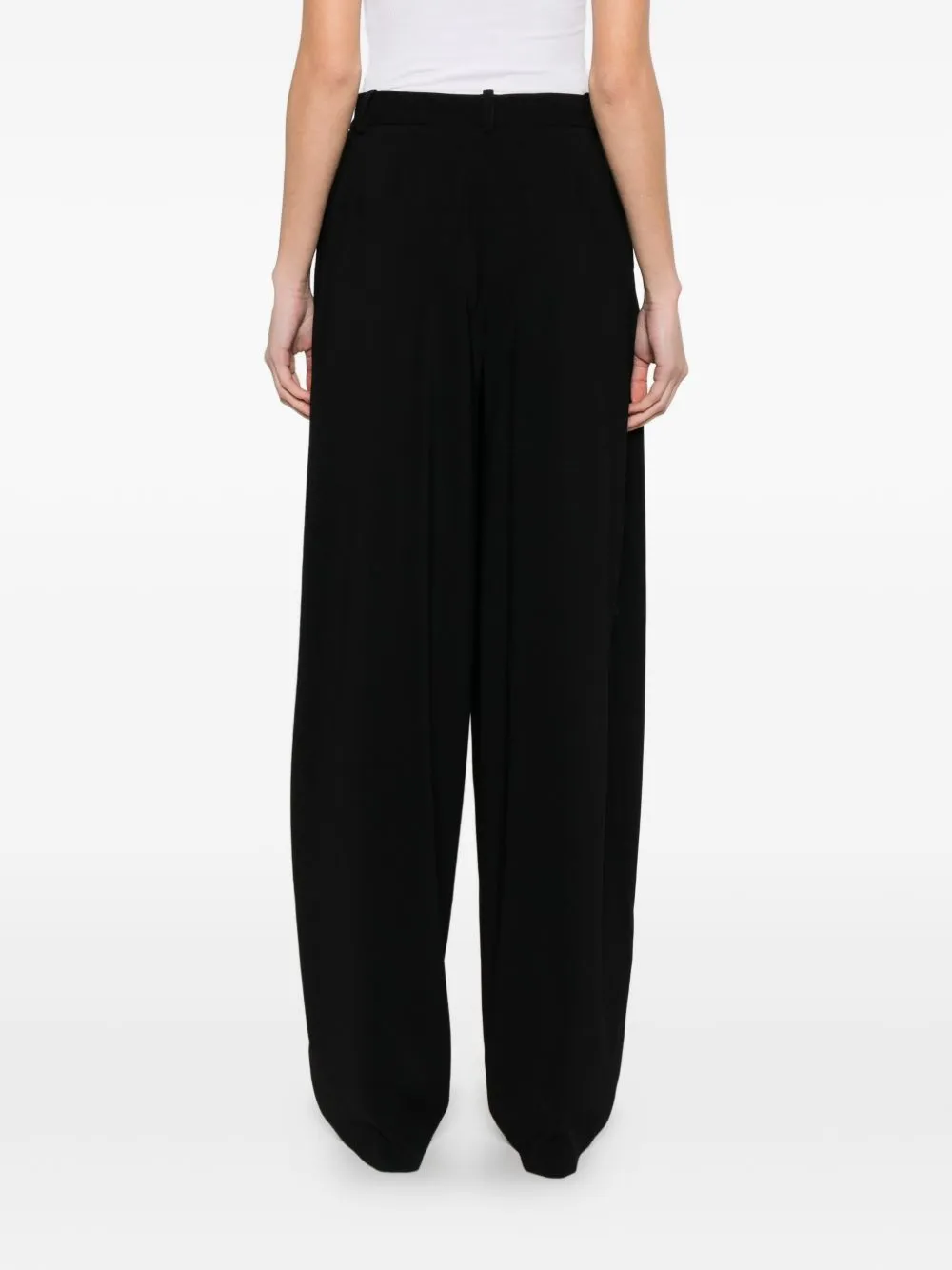 BLACK WIDE-LEG TROUSERS sold by Lord & Taylor product image thumbnail 5