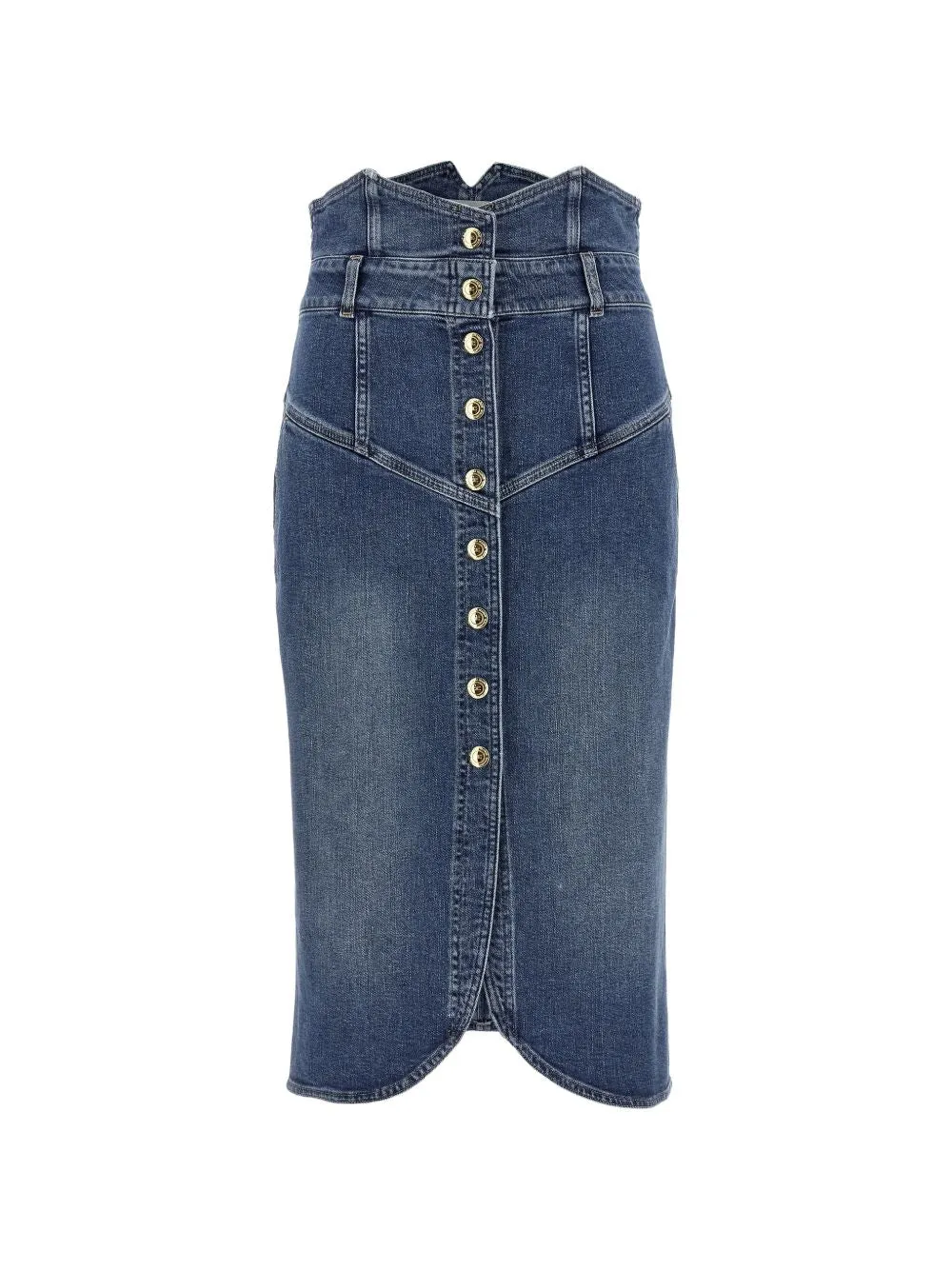 DENIM MIDI SKIRT sold by Lord & Taylor product image thumbnail 3