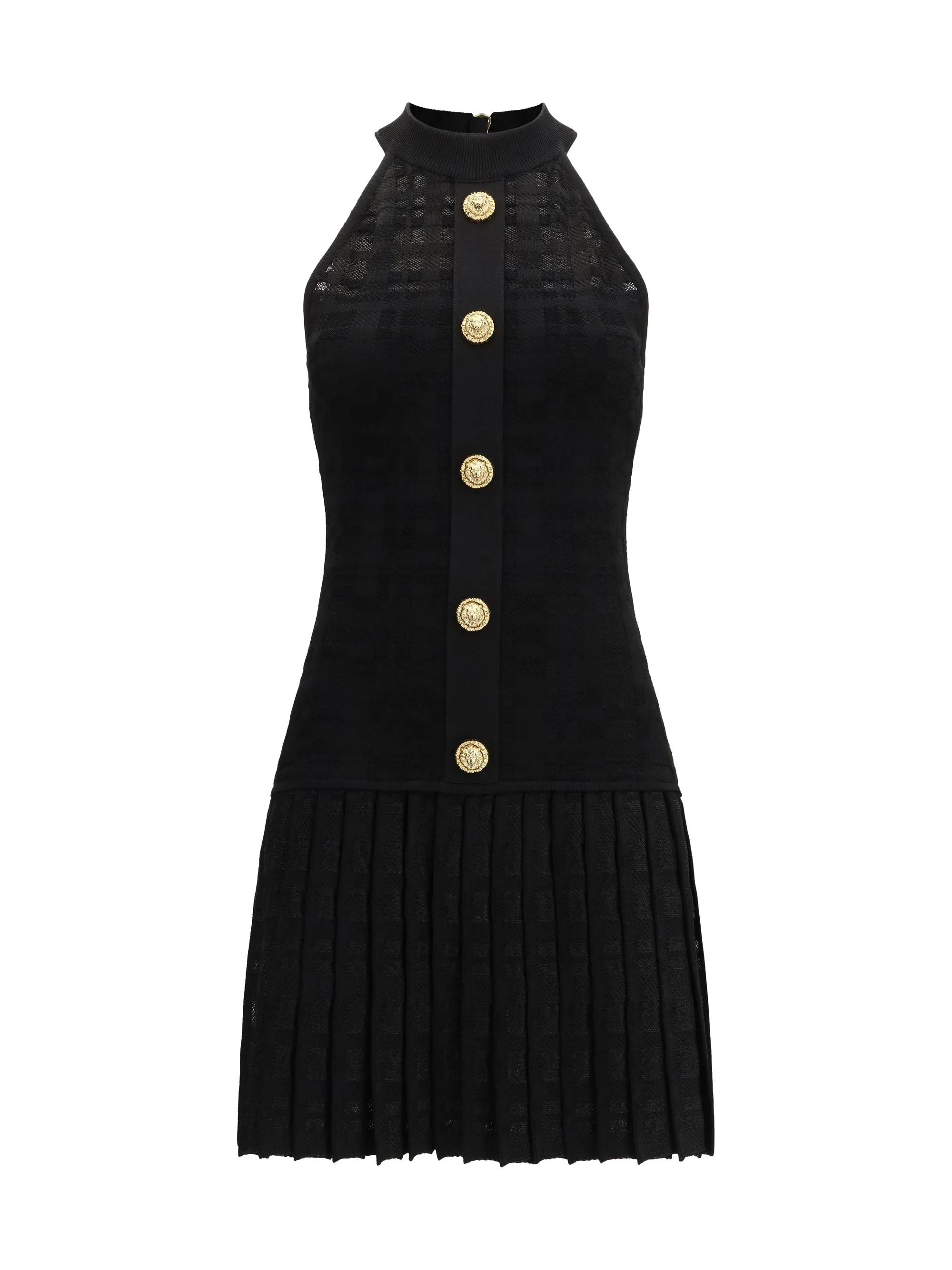 Pleated Mini Dress Black sold by Lord & Taylor