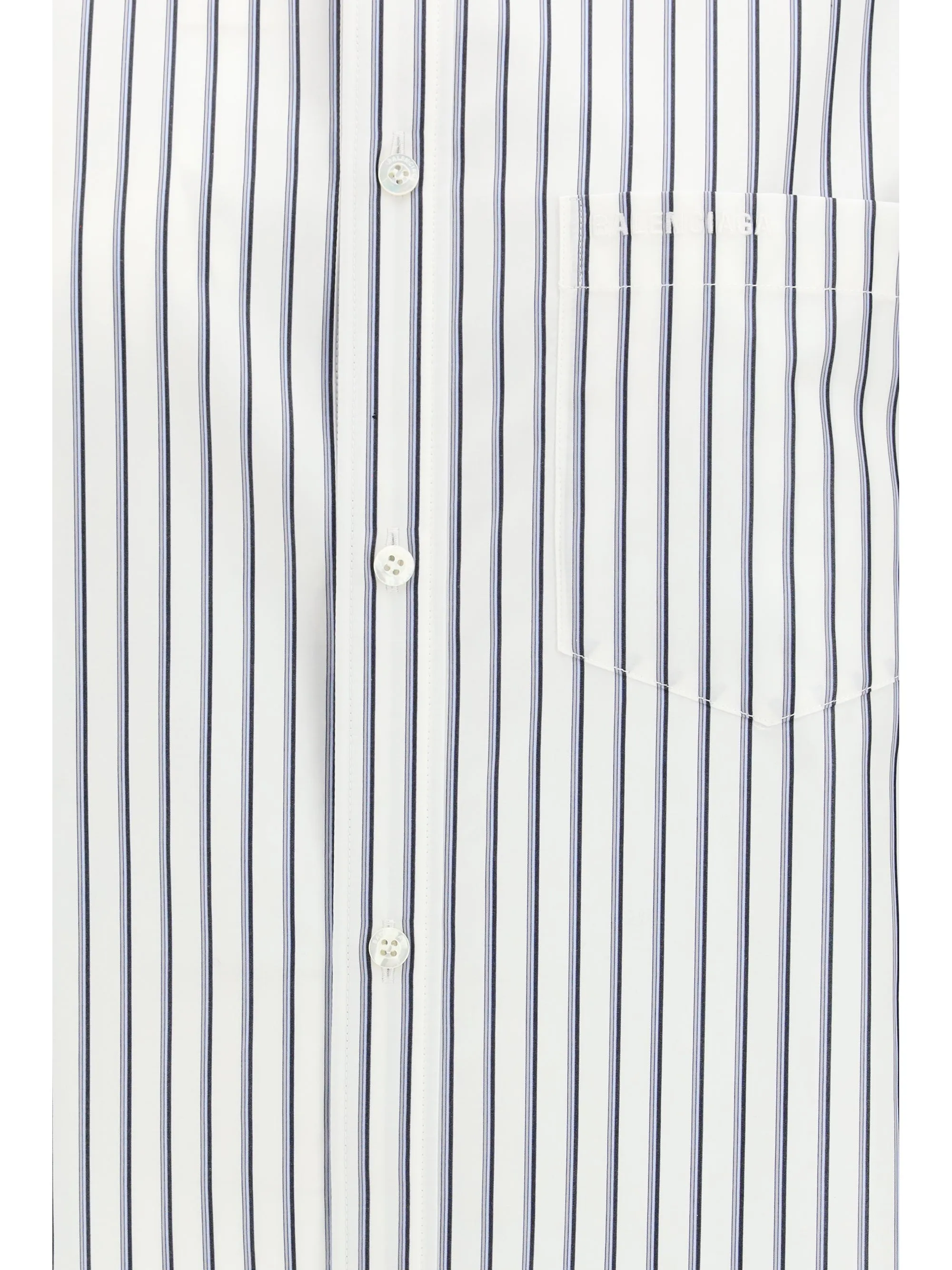 Shirt with Cuffed Sleeves White/Blue sold by Lord & Taylor product image thumbnail 2