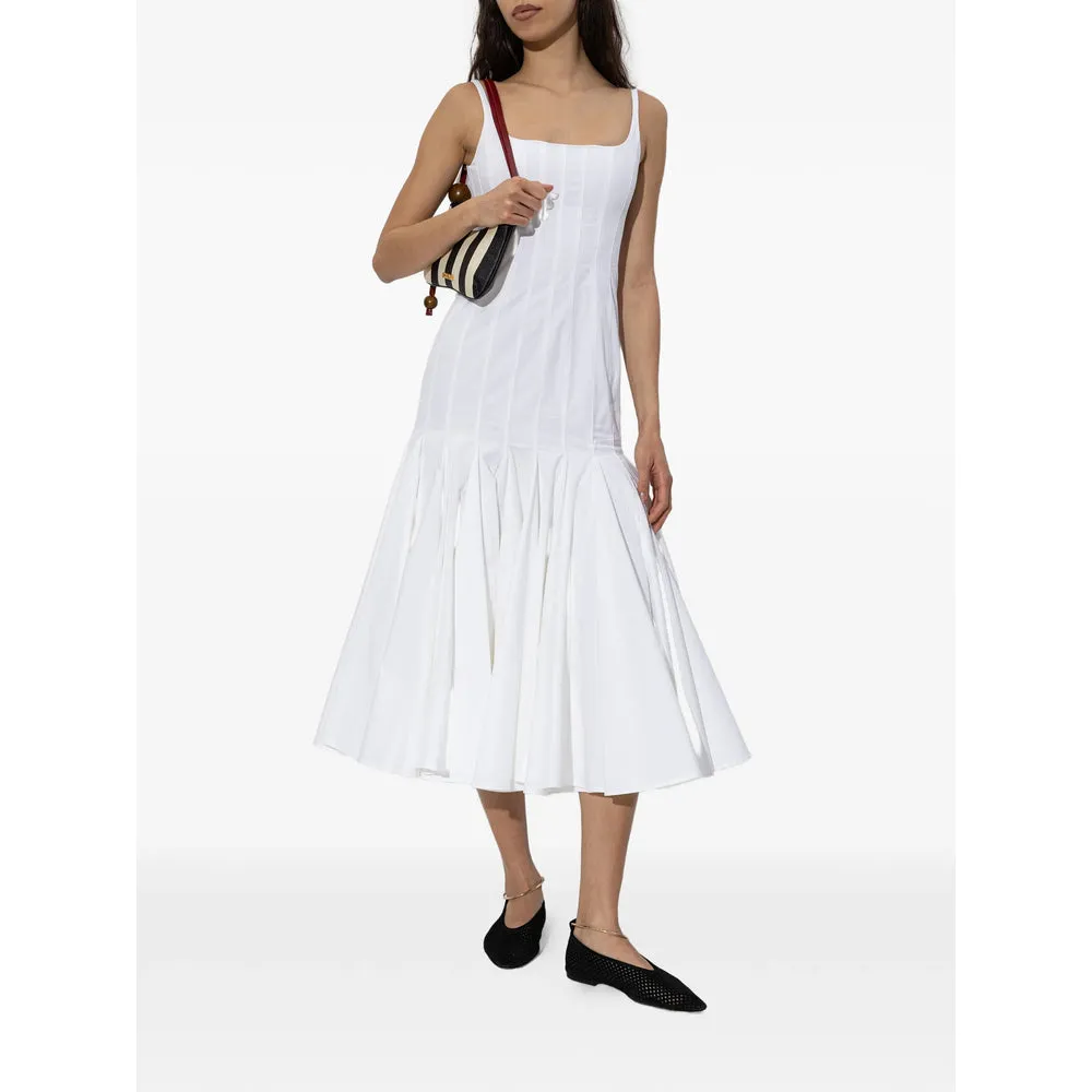 Square Neck Flared Hem Midi Dress sold by Lord & Taylor product image thumbnail 4
