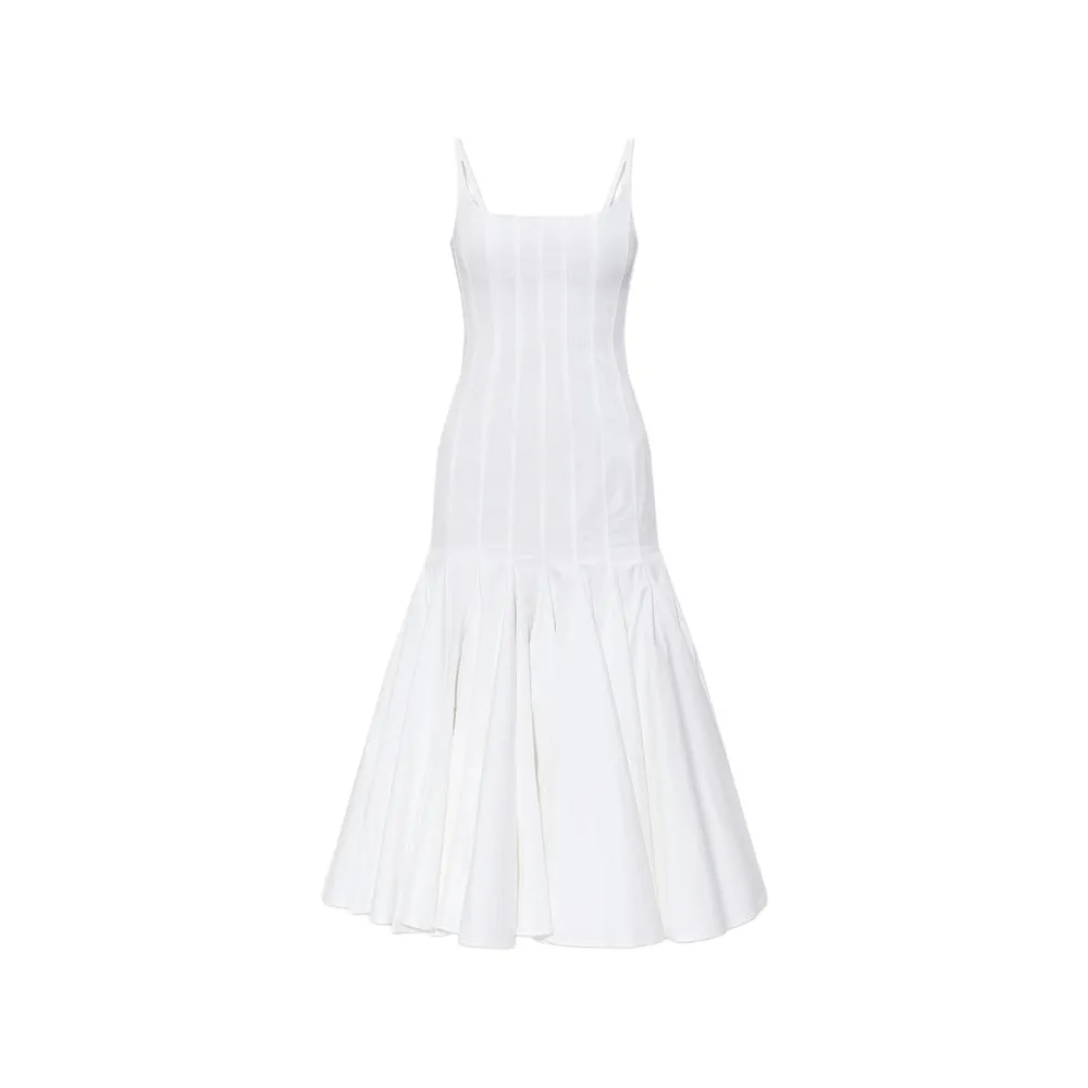 Square Neck Flared Hem Midi Dress sold by Lord & Taylor