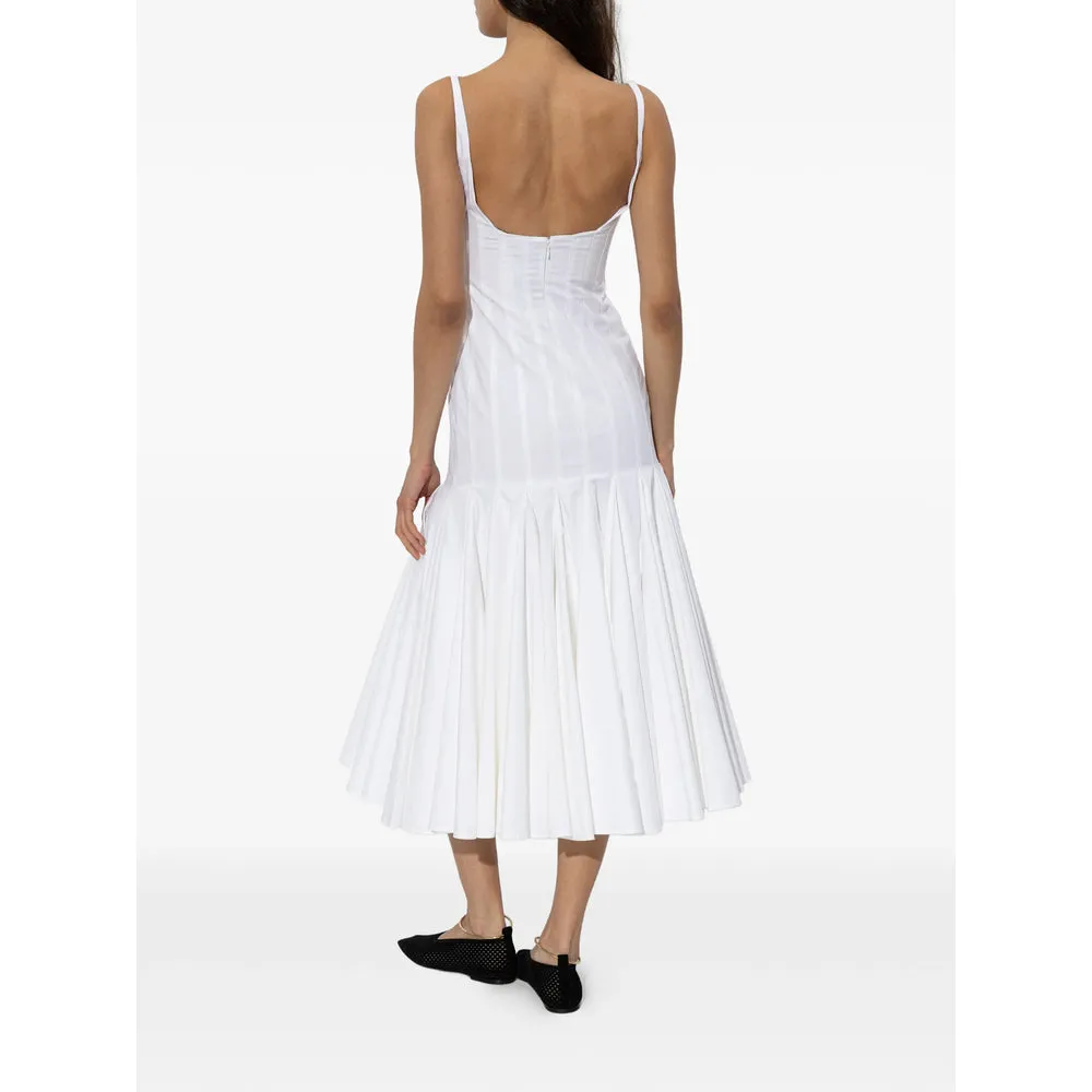 Square Neck Flared Hem Midi Dress sold by Lord & Taylor product image thumbnail 5