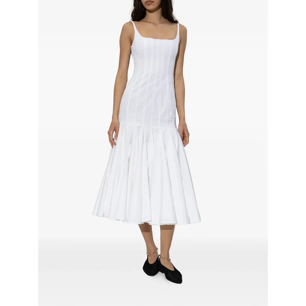 Square Neck Flared Hem Midi Dress sold by Lord & Taylor product image thumbnail 3