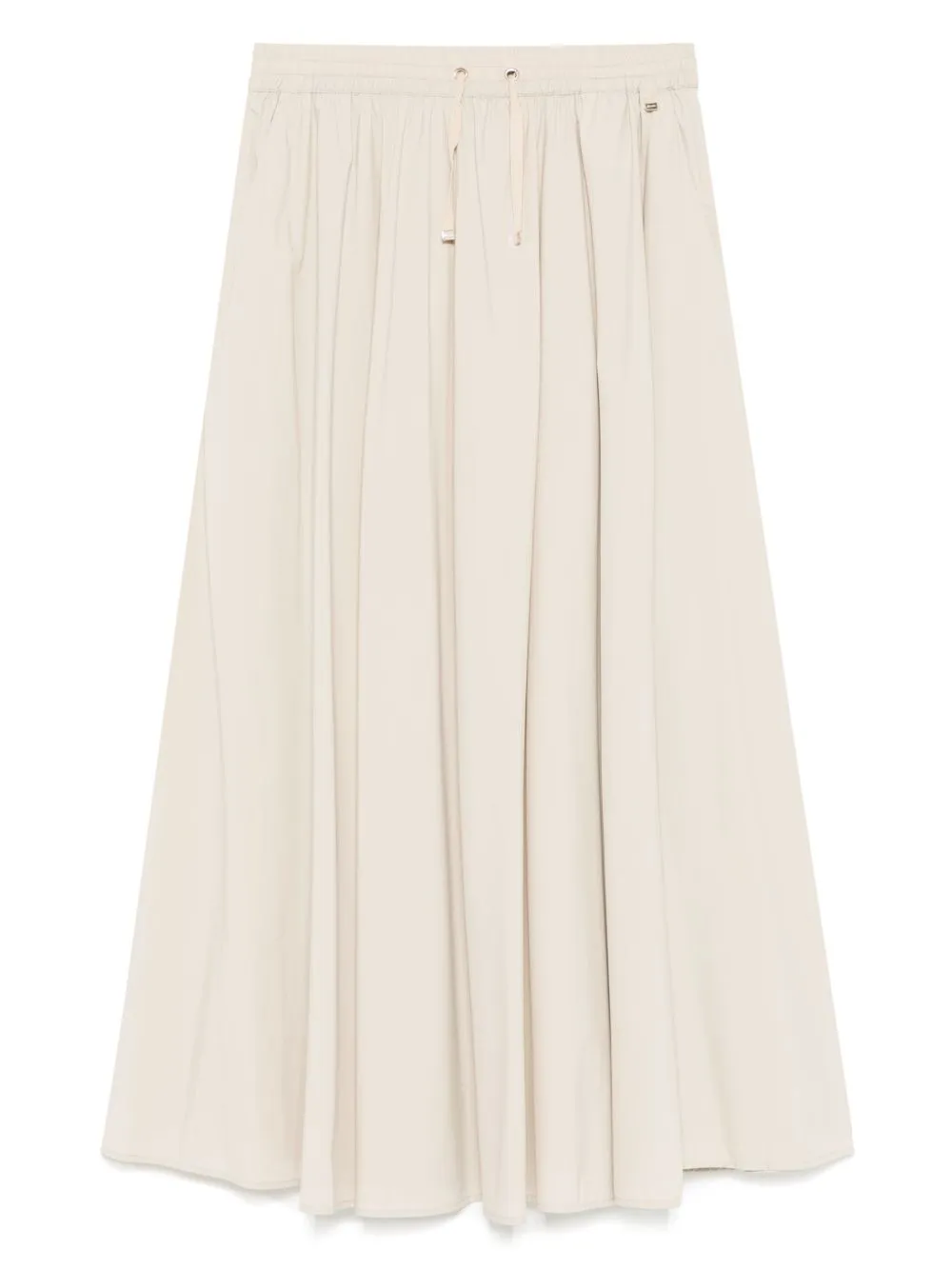 LONG BEIGE SKIRT WITH ELASTIC WAIST sold by Lord & Taylor product image thumbnail 2