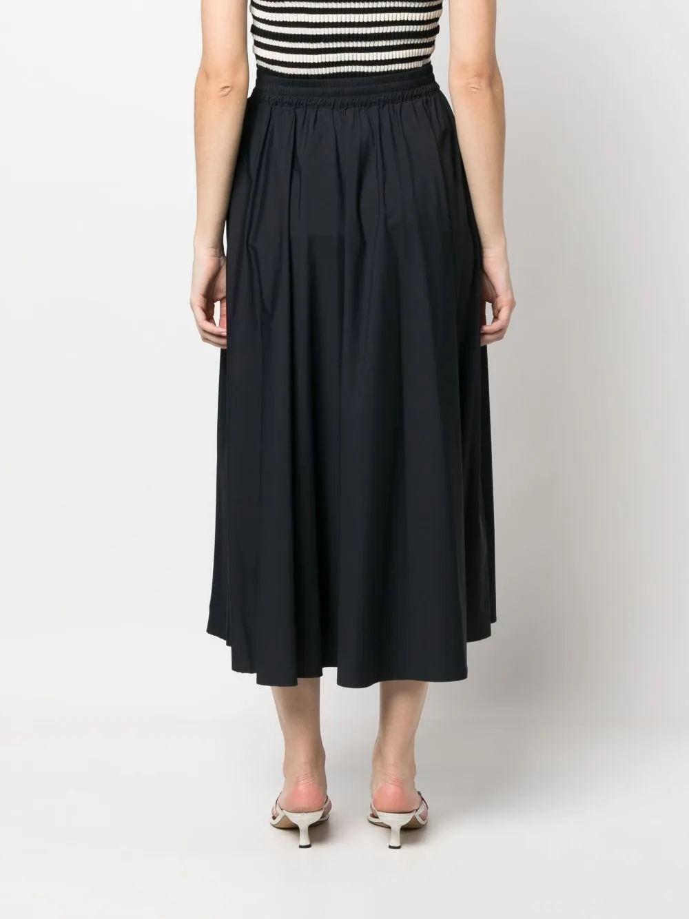 LONG BLACK SKIRT WITH ELASTIC WAIST sold by Lord & Taylor product image thumbnail 2