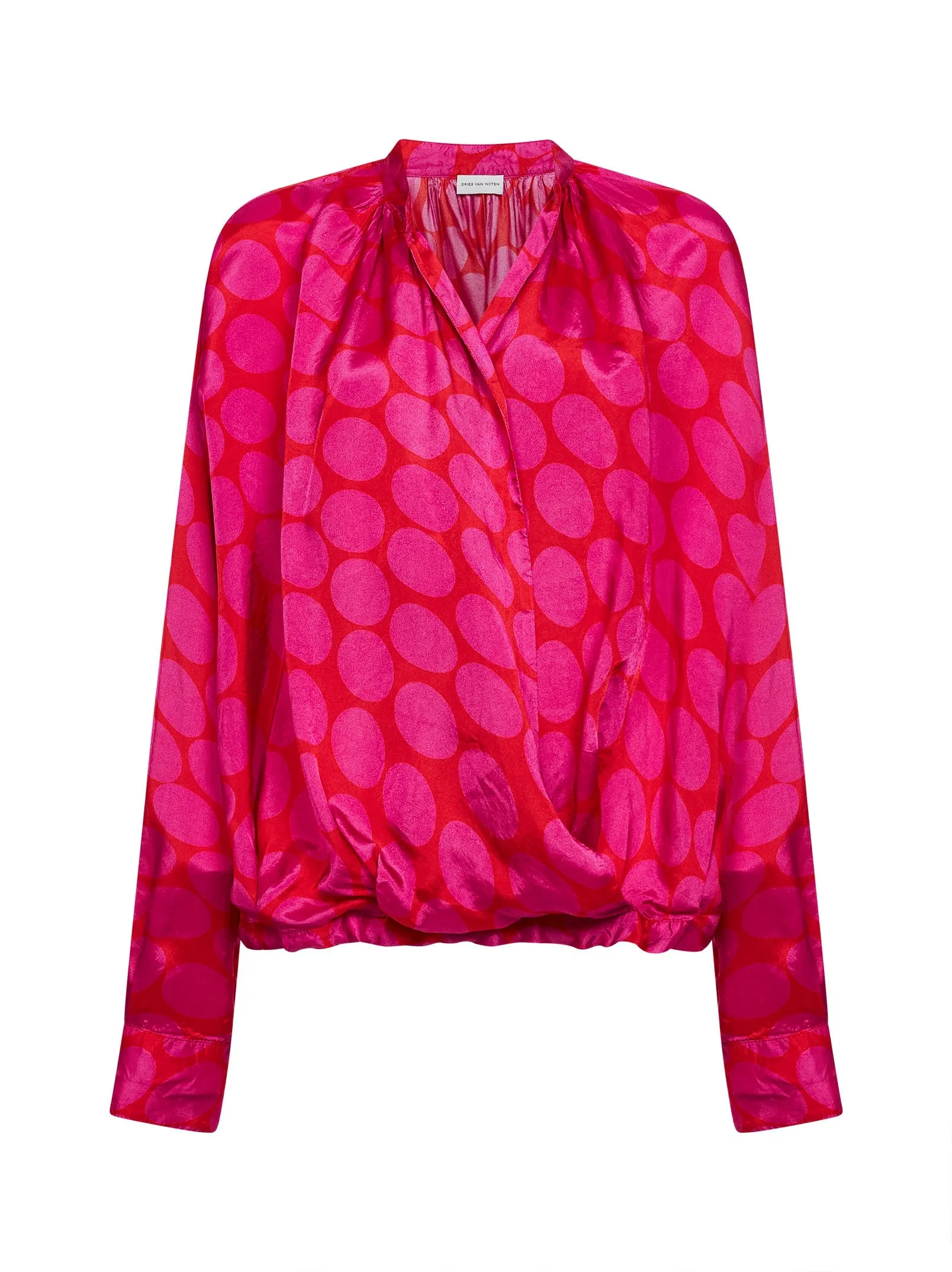 Wrap Shirt Fuchsia Viscose sold by Lord & Taylor