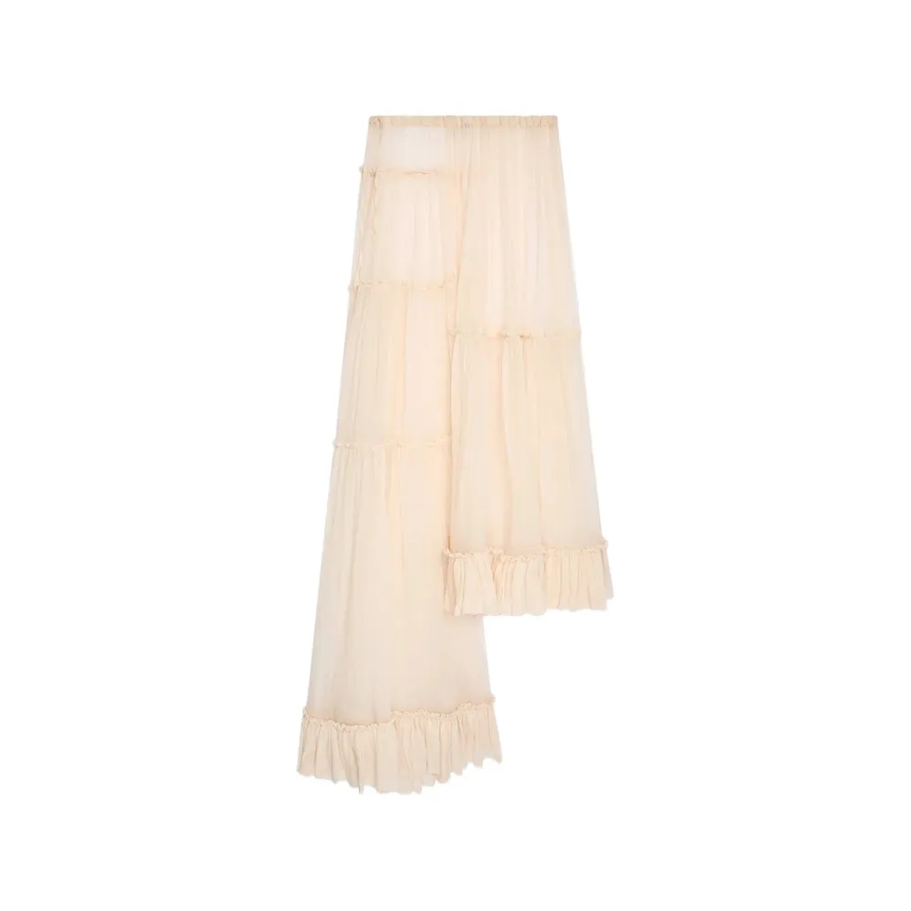 Skirt Tiered Silk Neutrals sold by Lord & Taylor