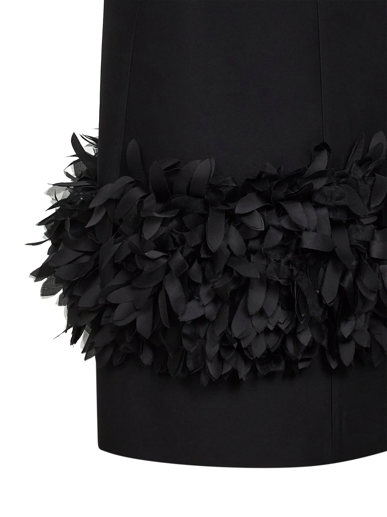 Black Wool and Silk Petal Midi Skirt sold by Lord & Taylor product image thumbnail 3