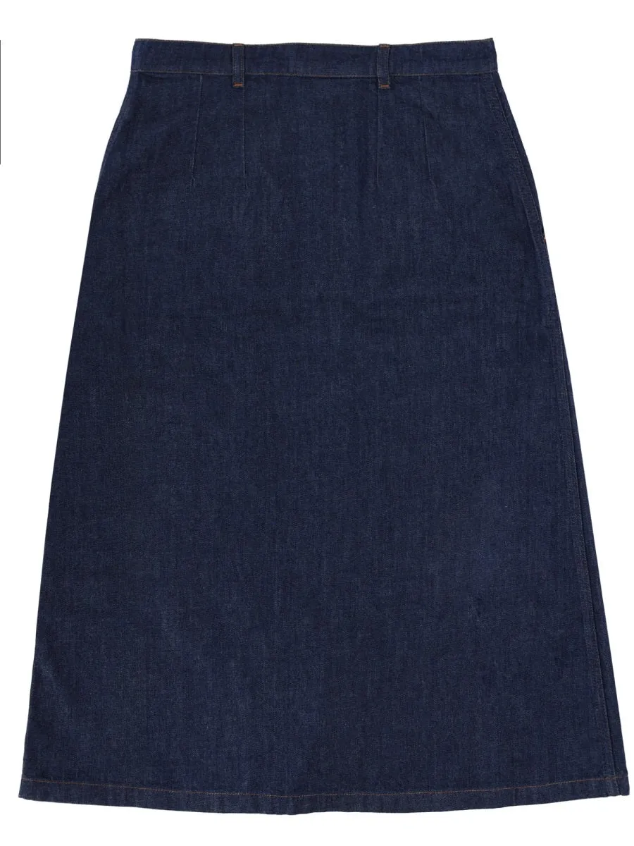 Denim Skirt with Buttons sold by Lord & Taylor product image thumbnail 2