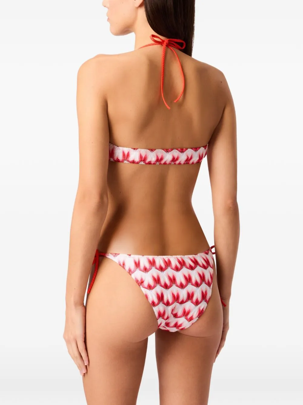 RED PINK WHITE BIKINI sold by Lord & Taylor product image thumbnail 3
