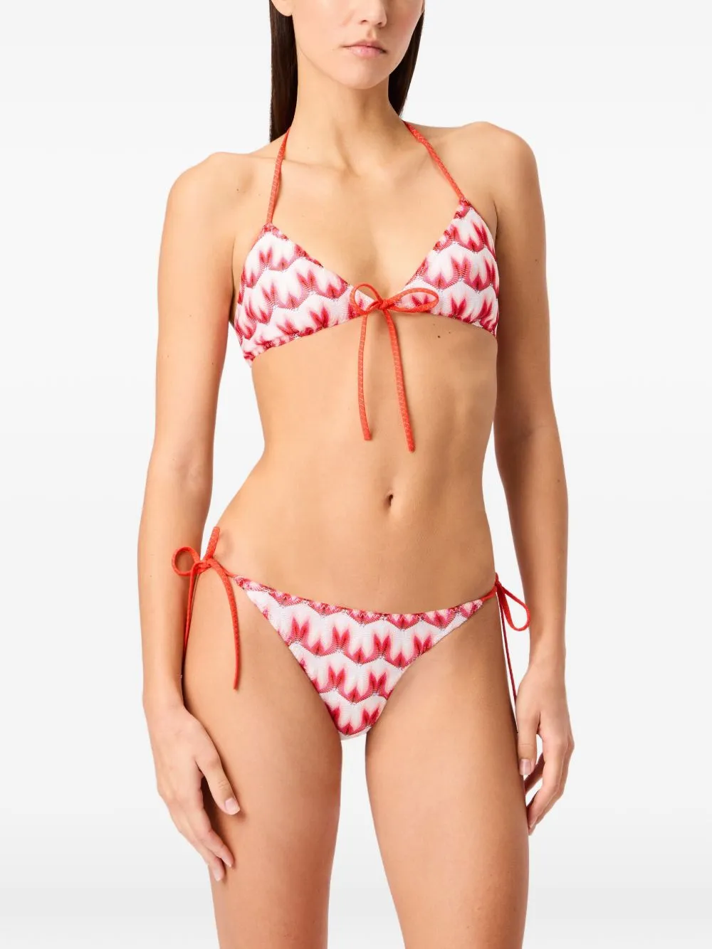 RED PINK WHITE BIKINI sold by Lord & Taylor product image thumbnail 2